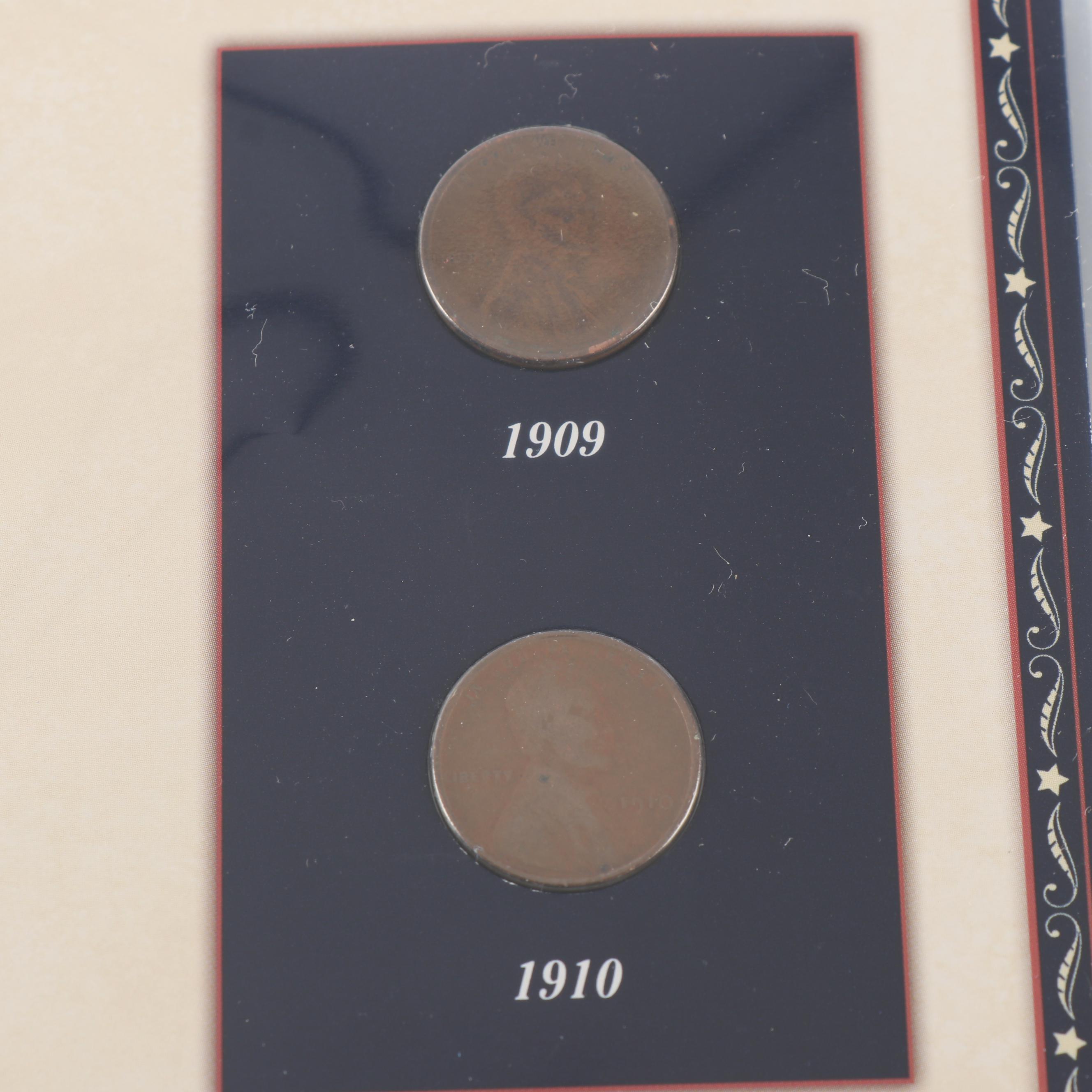 PCS 100 Years of Lincoln Coins and Historic Stamps Album