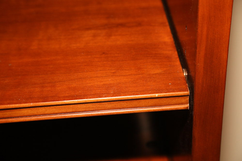 Three Piece Wall Unit Wooden Media Cabinet by Sligh, 21st Century