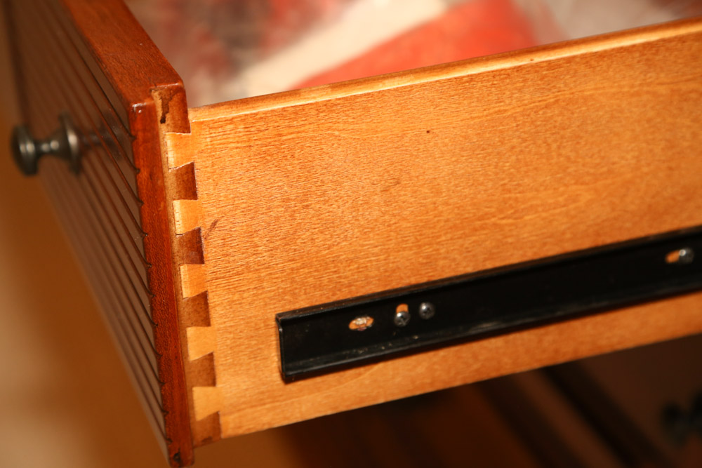 Three Piece Wall Unit Wooden Media Cabinet by Sligh, 21st Century