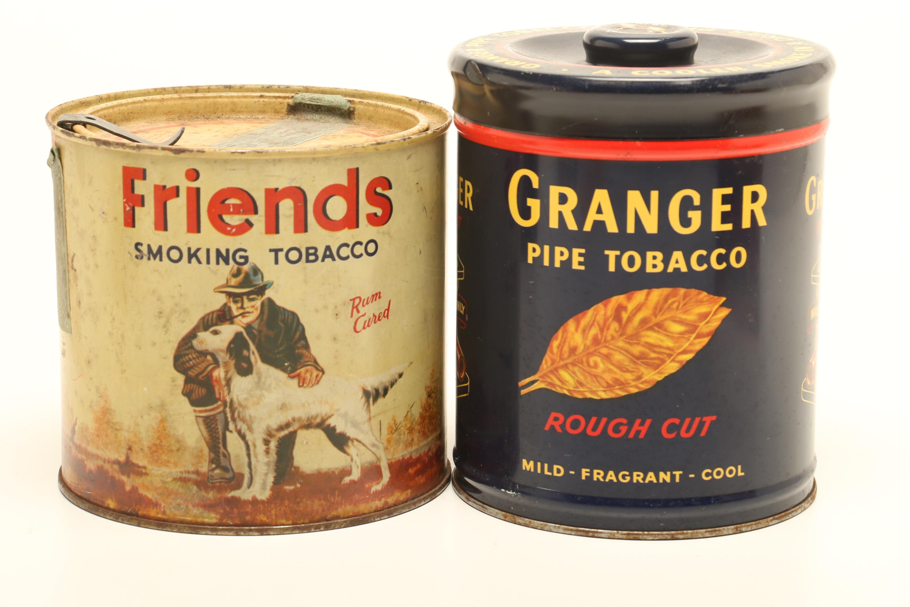 Mid-Century Era Tobacco Advertising Tins