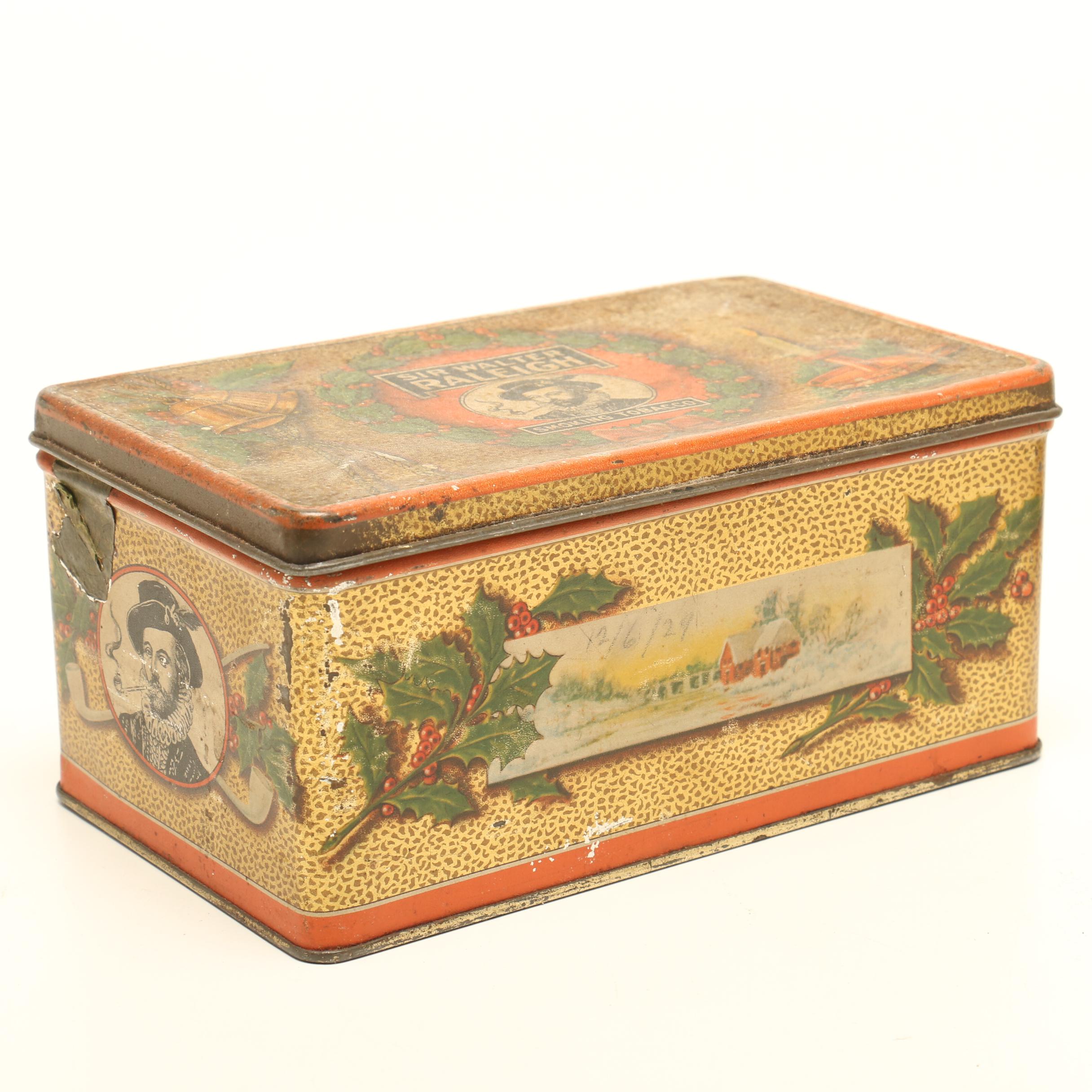 Mid-Century Era Tobacco Advertising Tins