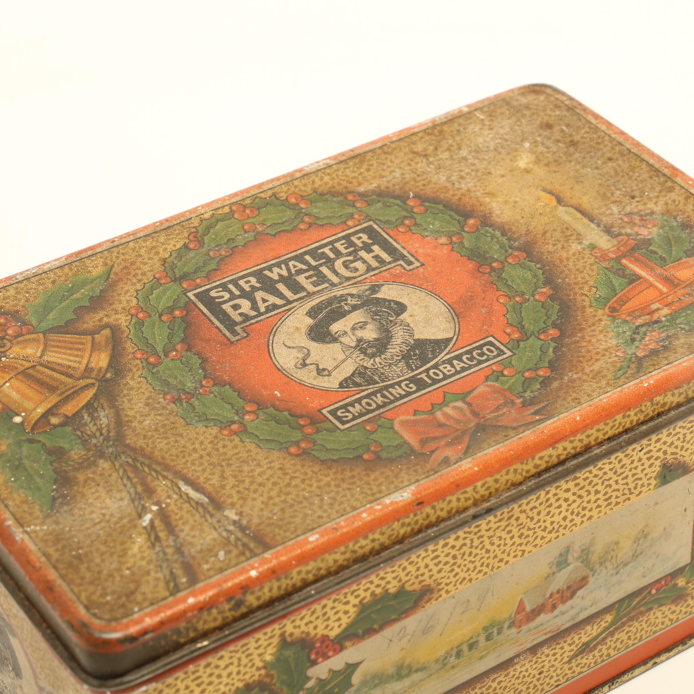 Mid-Century Era Tobacco Advertising Tins