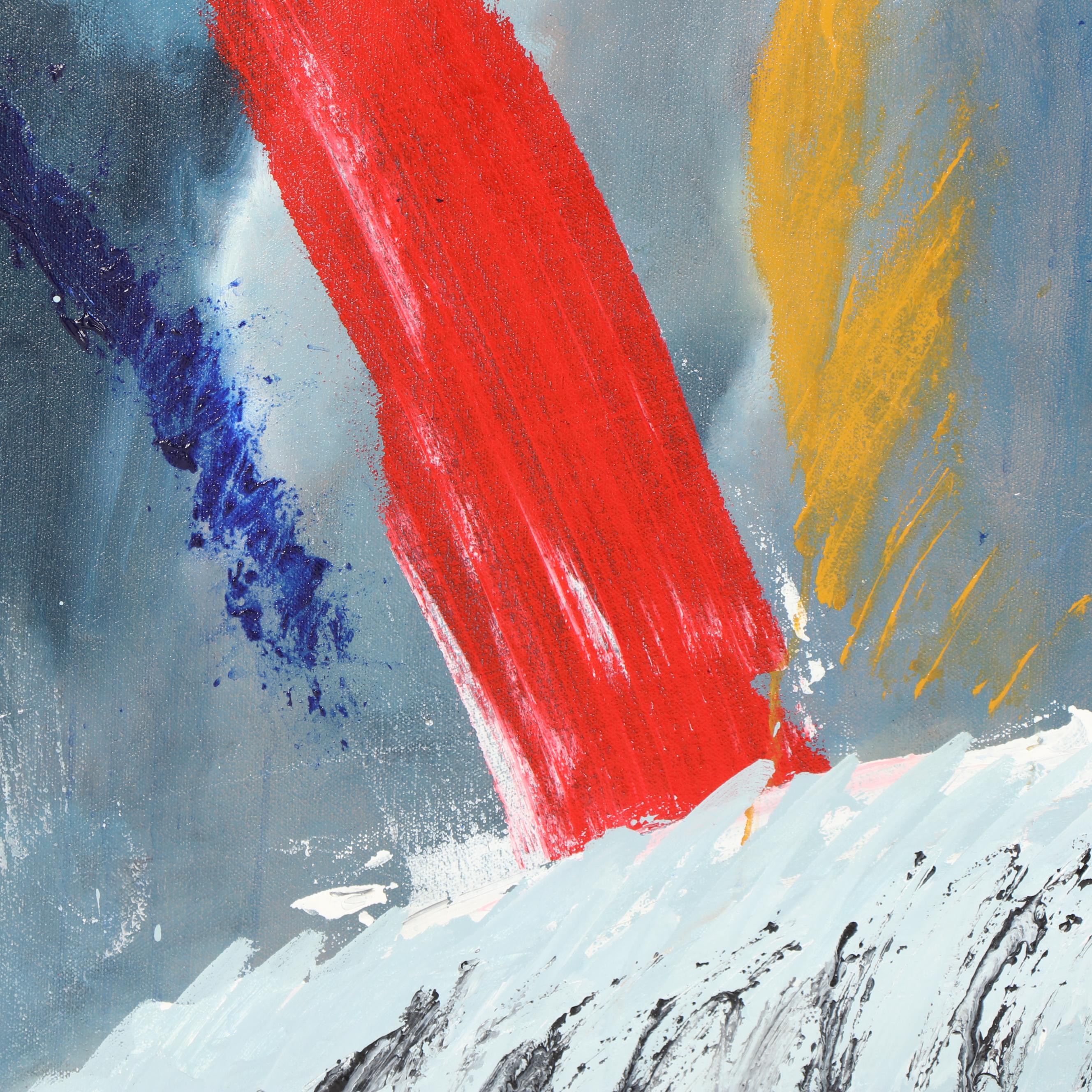 Randy Groden Abstract Mixed Media Painting "Nysa"