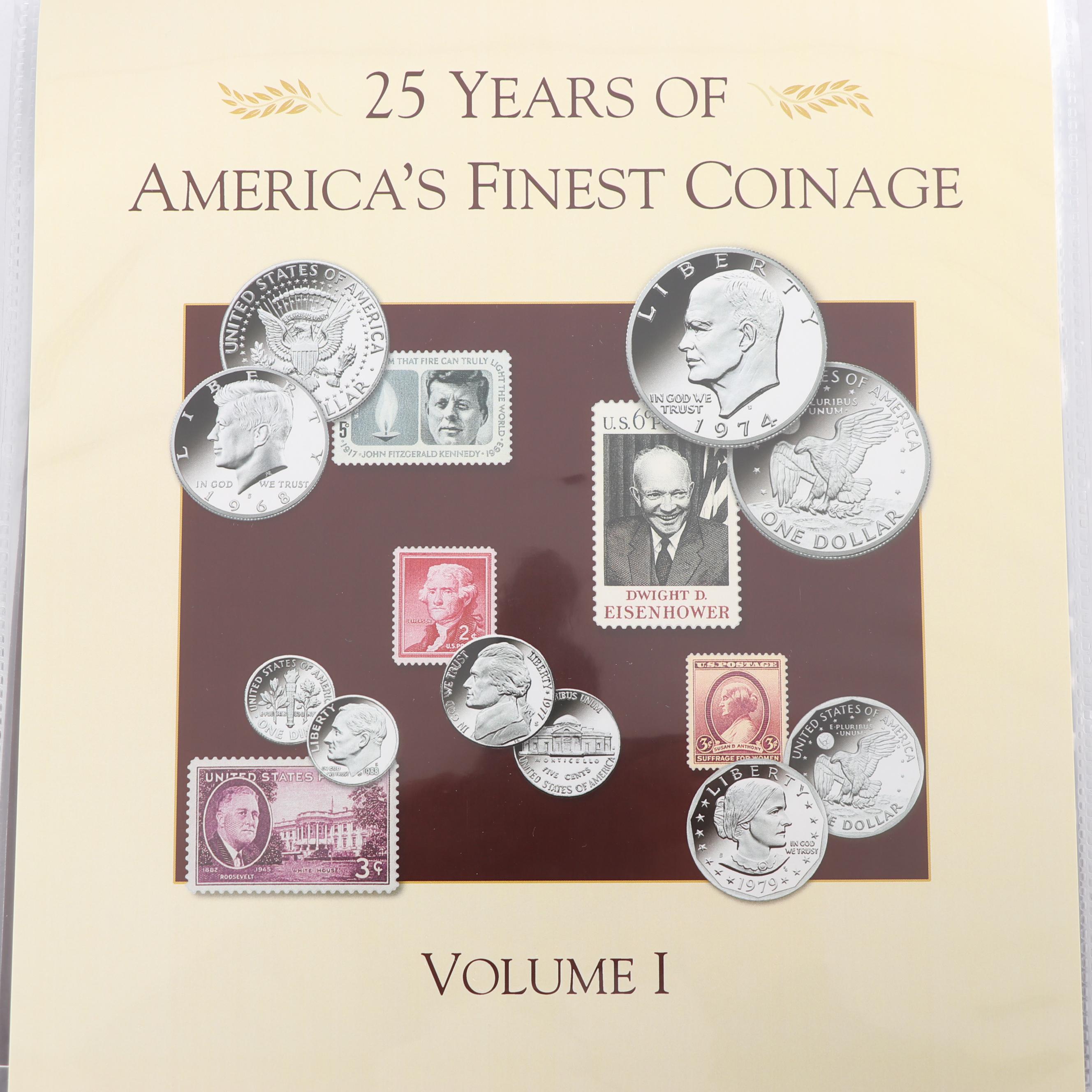 PCS "25 Years of America's Finest Coinage" 1992 Proof Set Albums