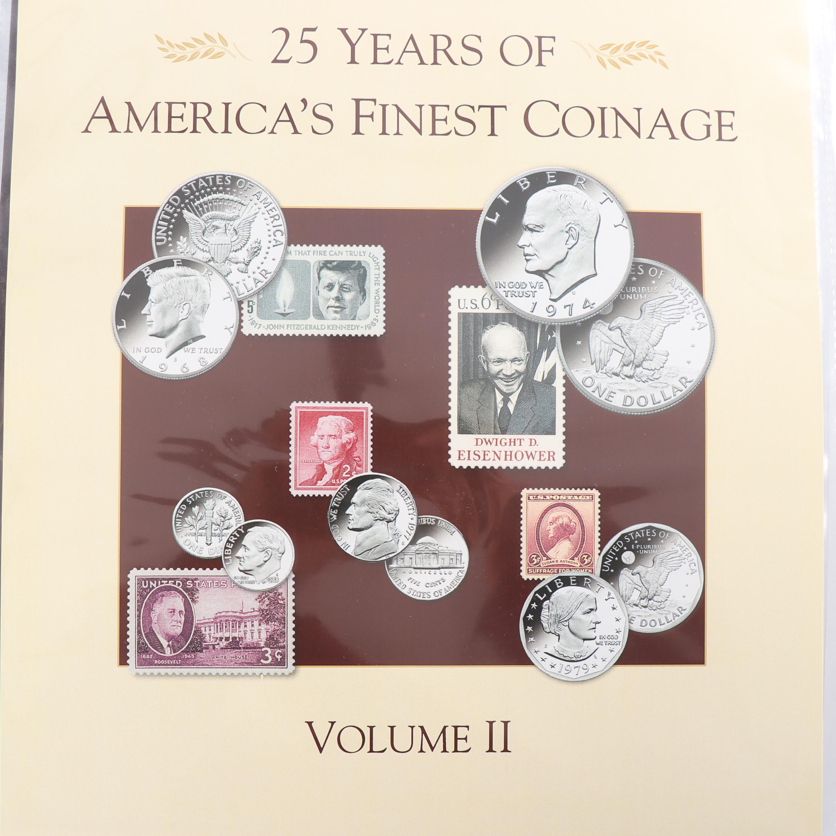 PCS "25 Years of America's Finest Coinage" 1992 Proof Set Albums