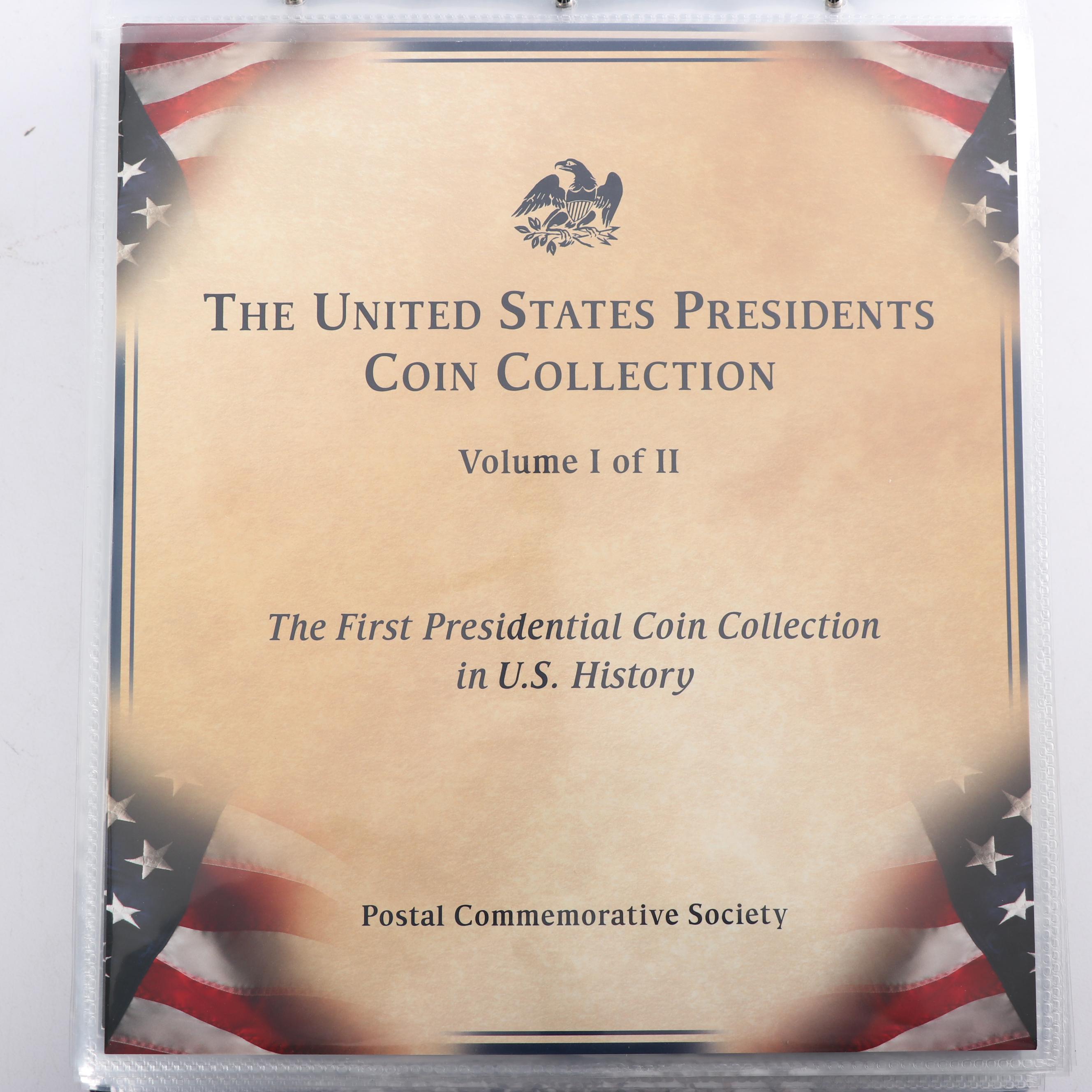 PCS United States Presidents Coin Collection Albums Vol. I & II