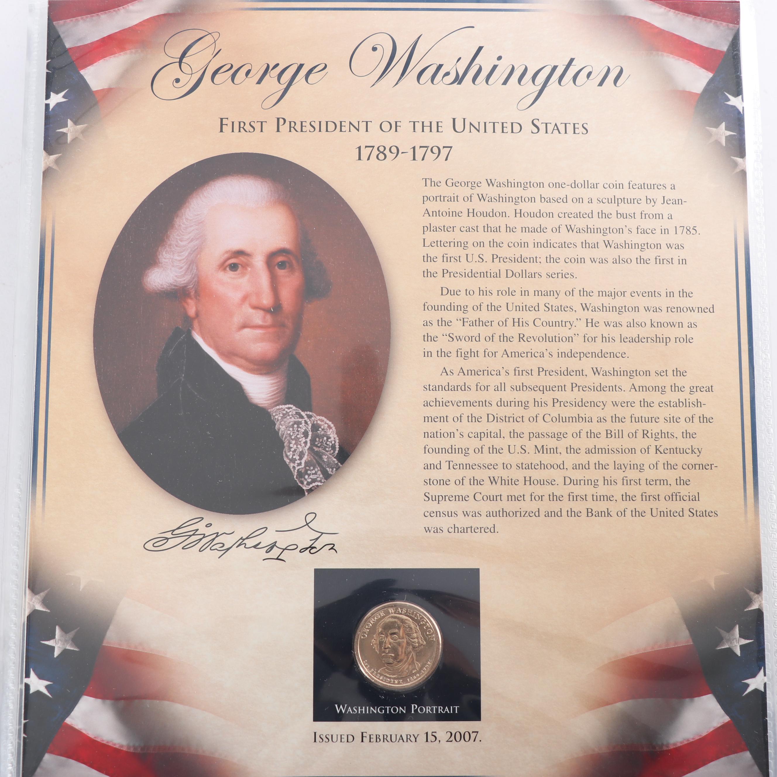 PCS United States Presidents Coin Collection Albums Vol. I & II