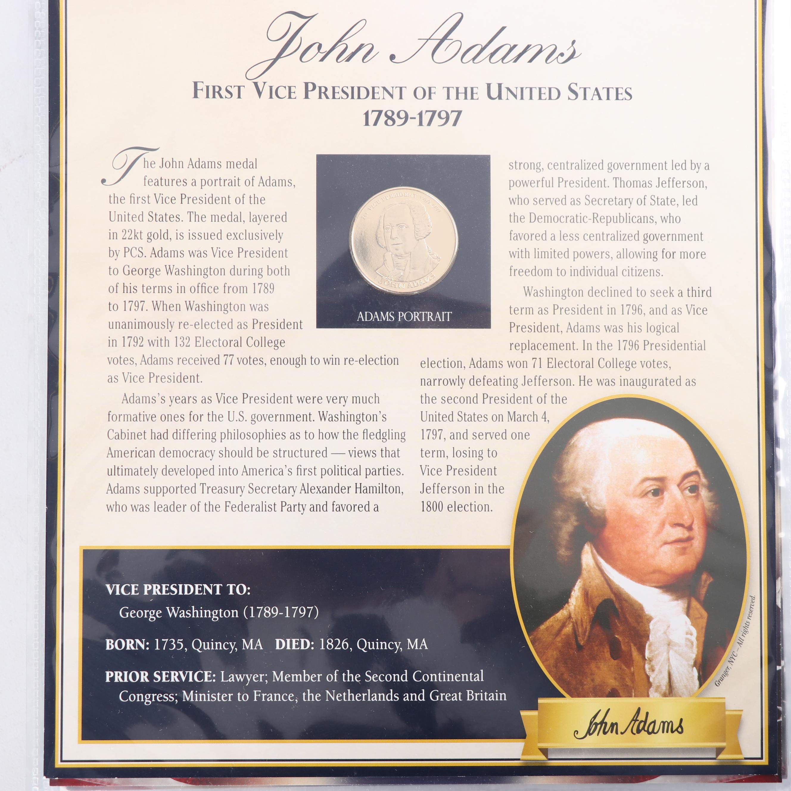 PCS United States Presidents Coin Collection Albums Vol. I & II