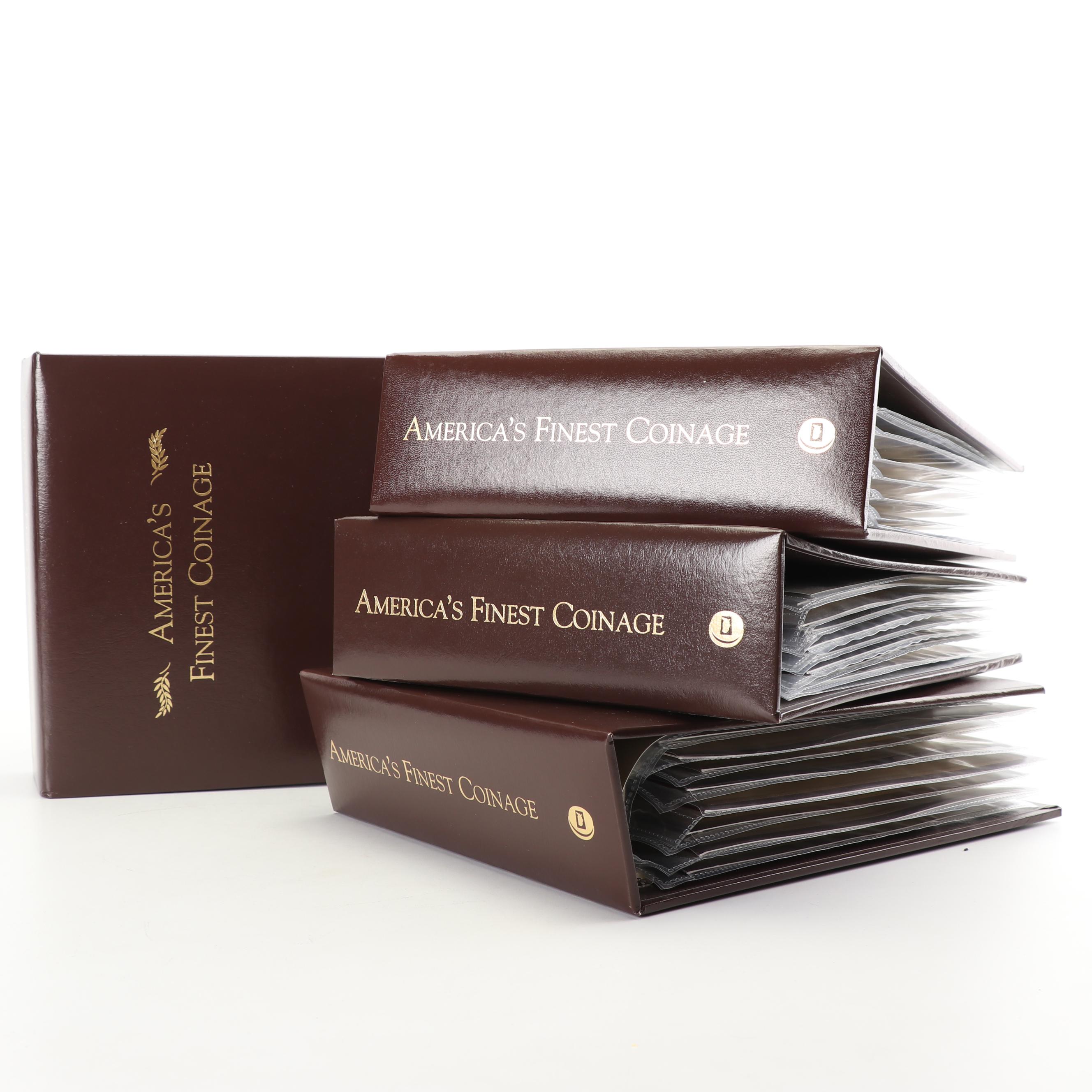 America's Finest Coinage Albums Proof Sets 1993-2016