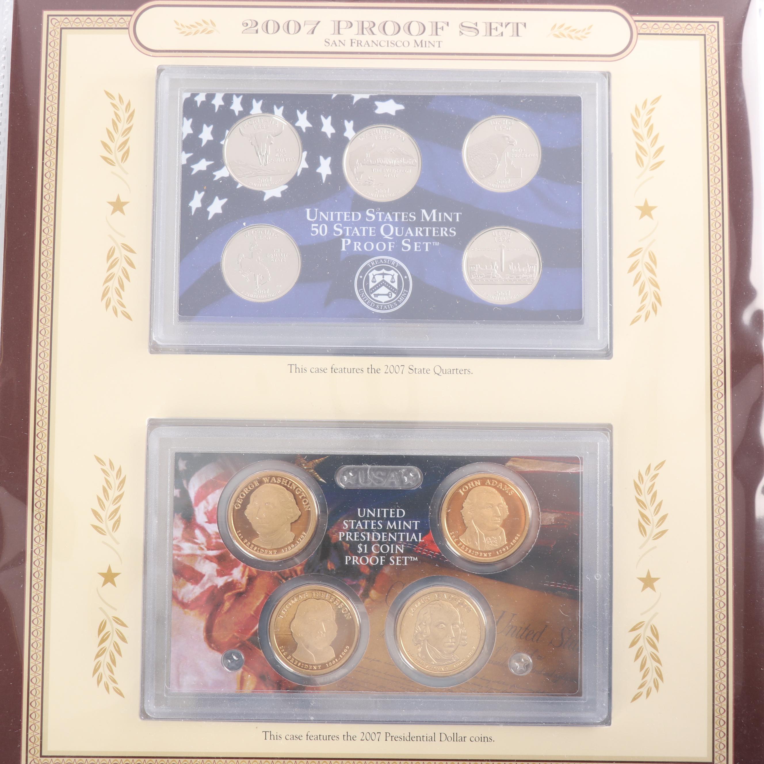 America's Finest Coinage Albums Proof Sets 1993-2016