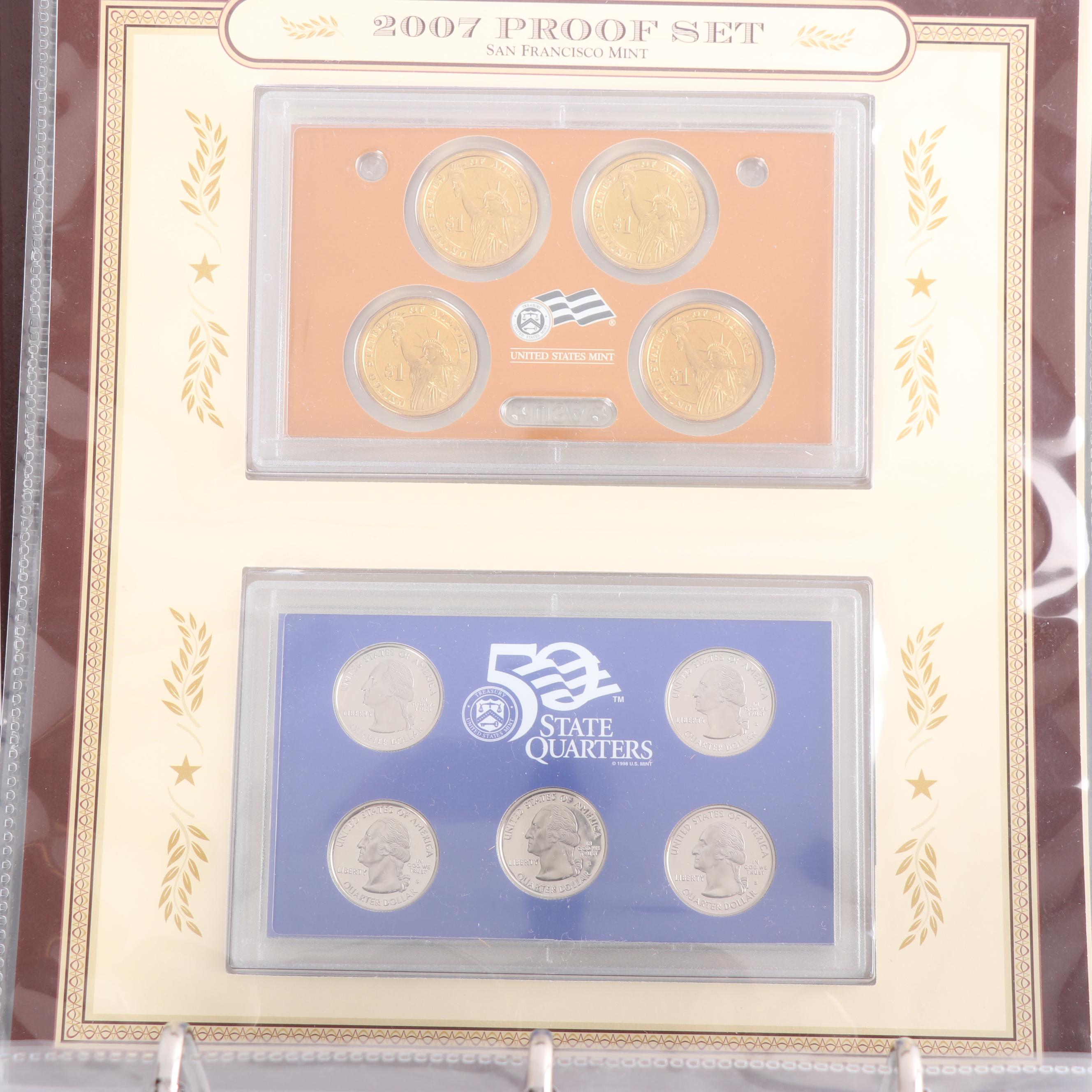 America's Finest Coinage Albums Proof Sets 1993-2016