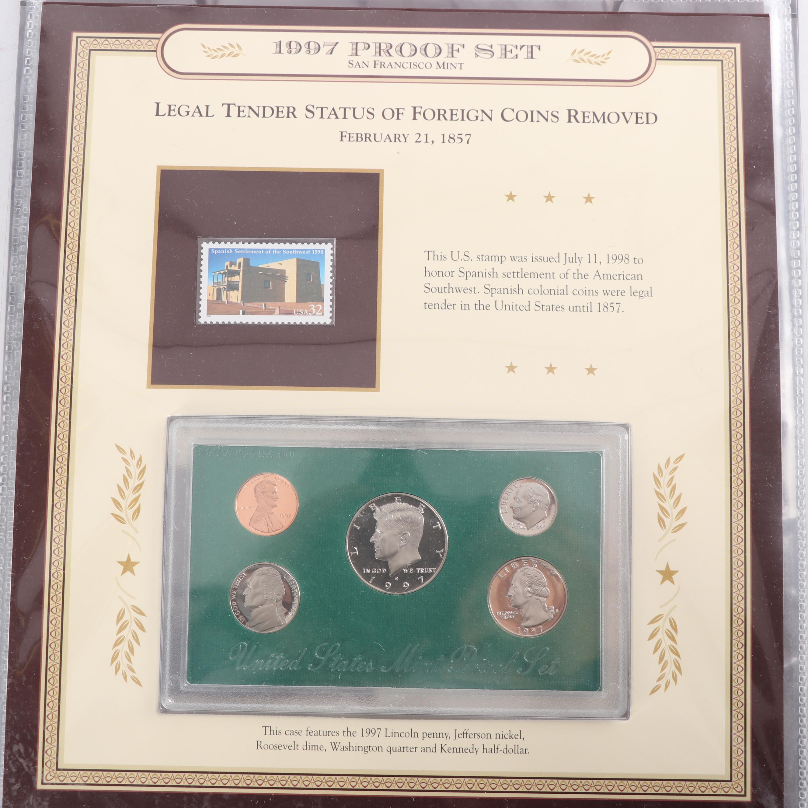 America's Finest Coinage Albums Proof Sets 1993-2016