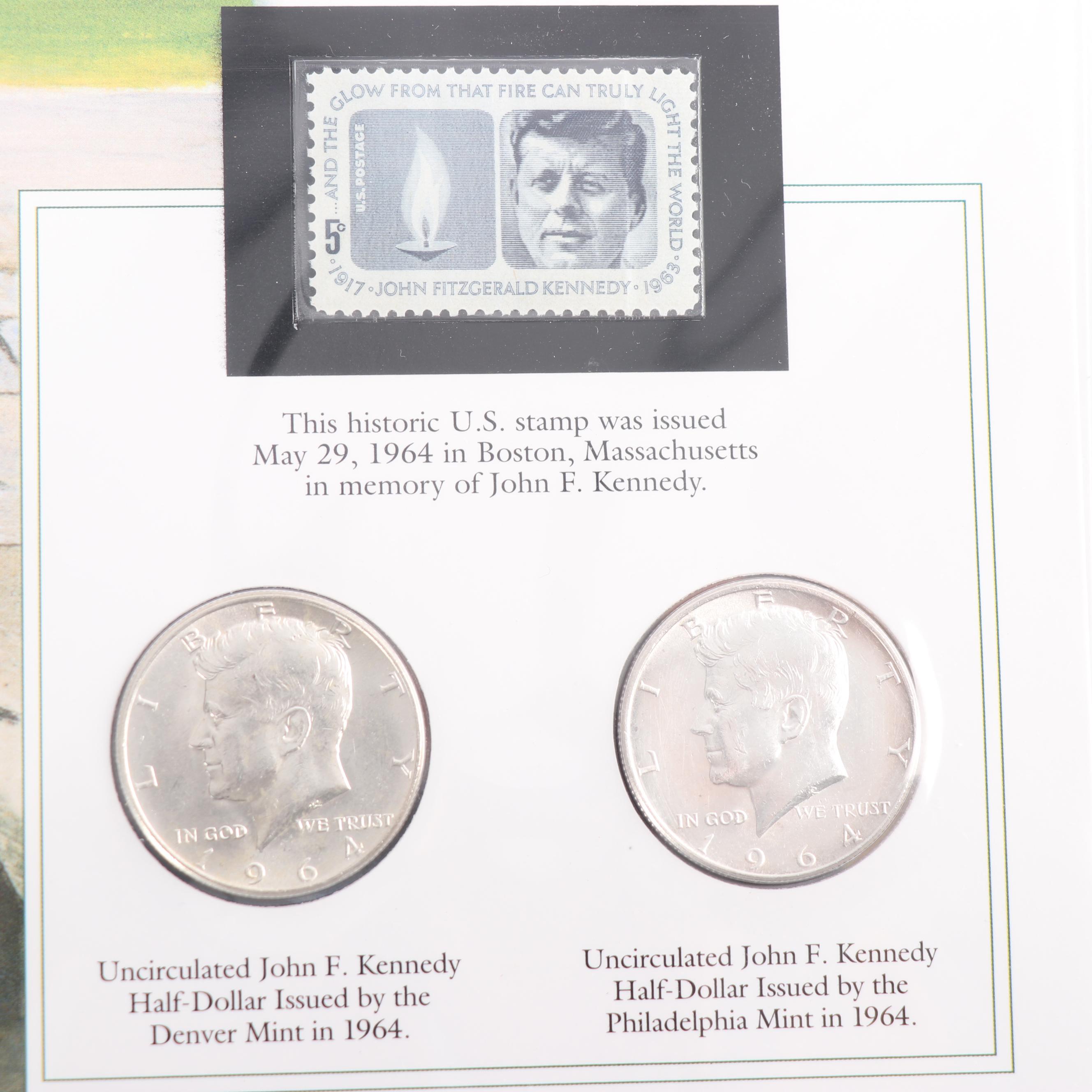 PCS Complete John F. Kennedy Uncirculated U.S. Half Dollar Collection Albums