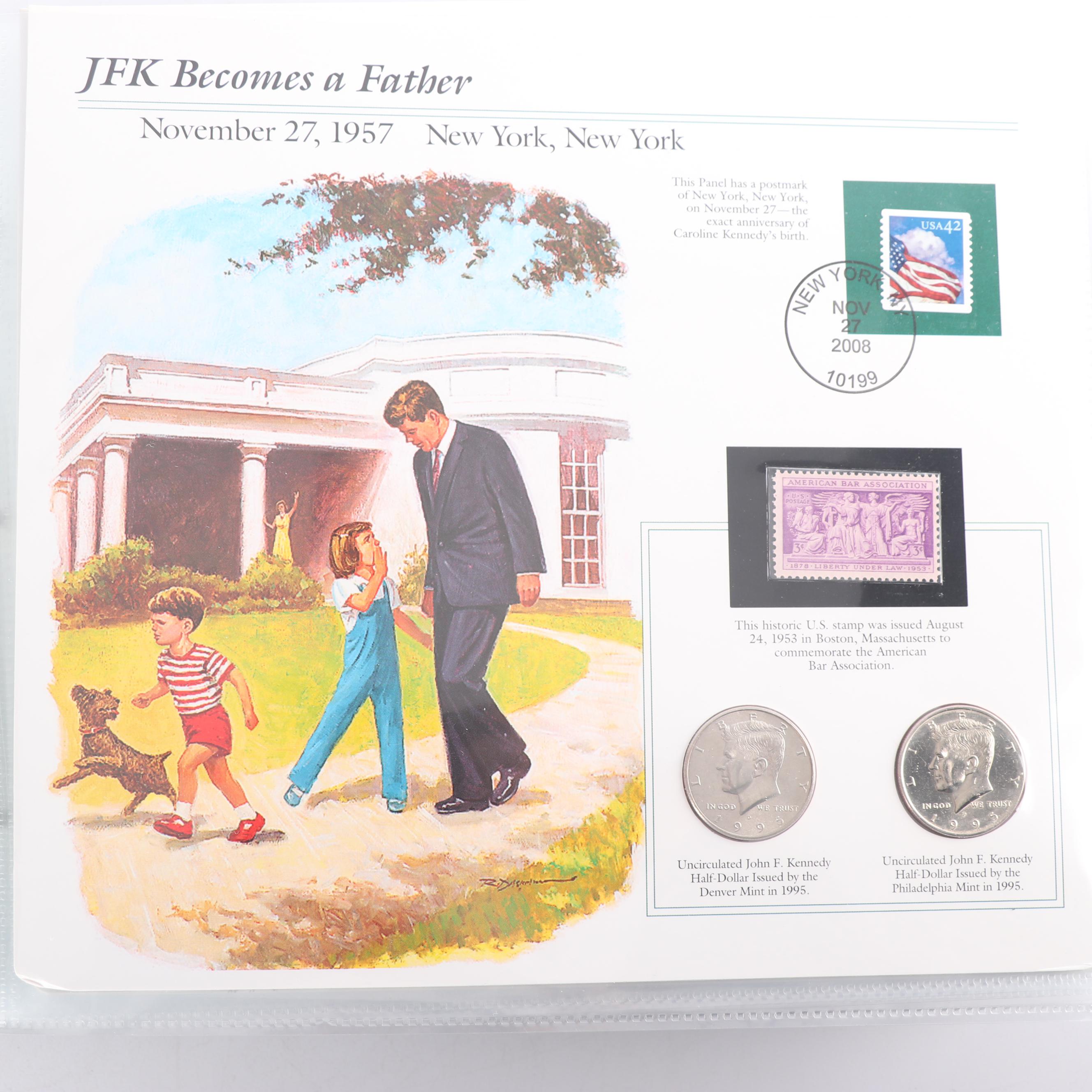 PCS Complete John F. Kennedy Uncirculated U.S. Half Dollar Collection Albums