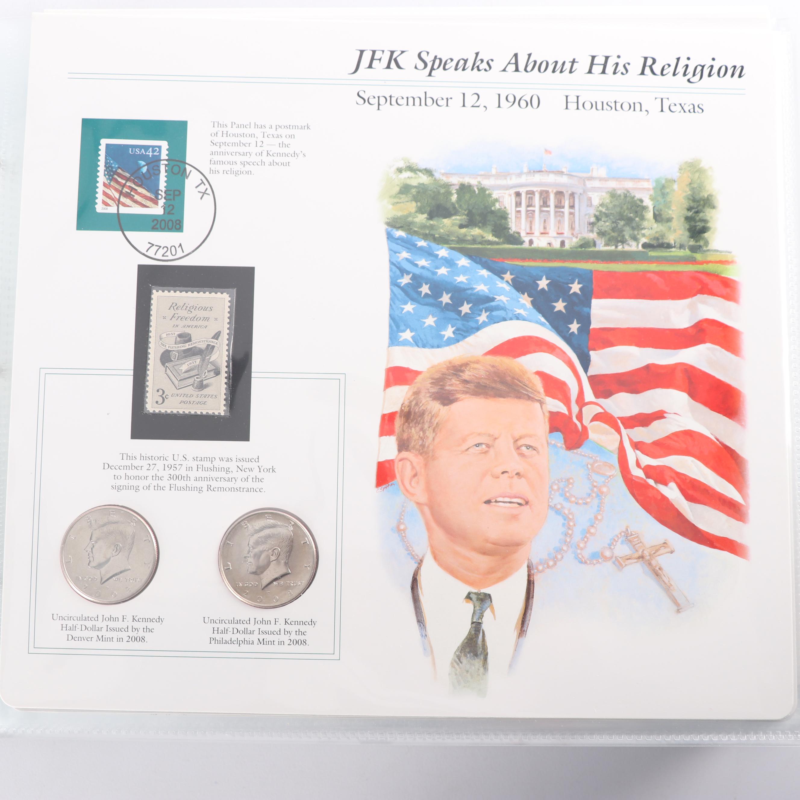 PCS Complete John F. Kennedy Uncirculated U.S. Half Dollar Collection Albums