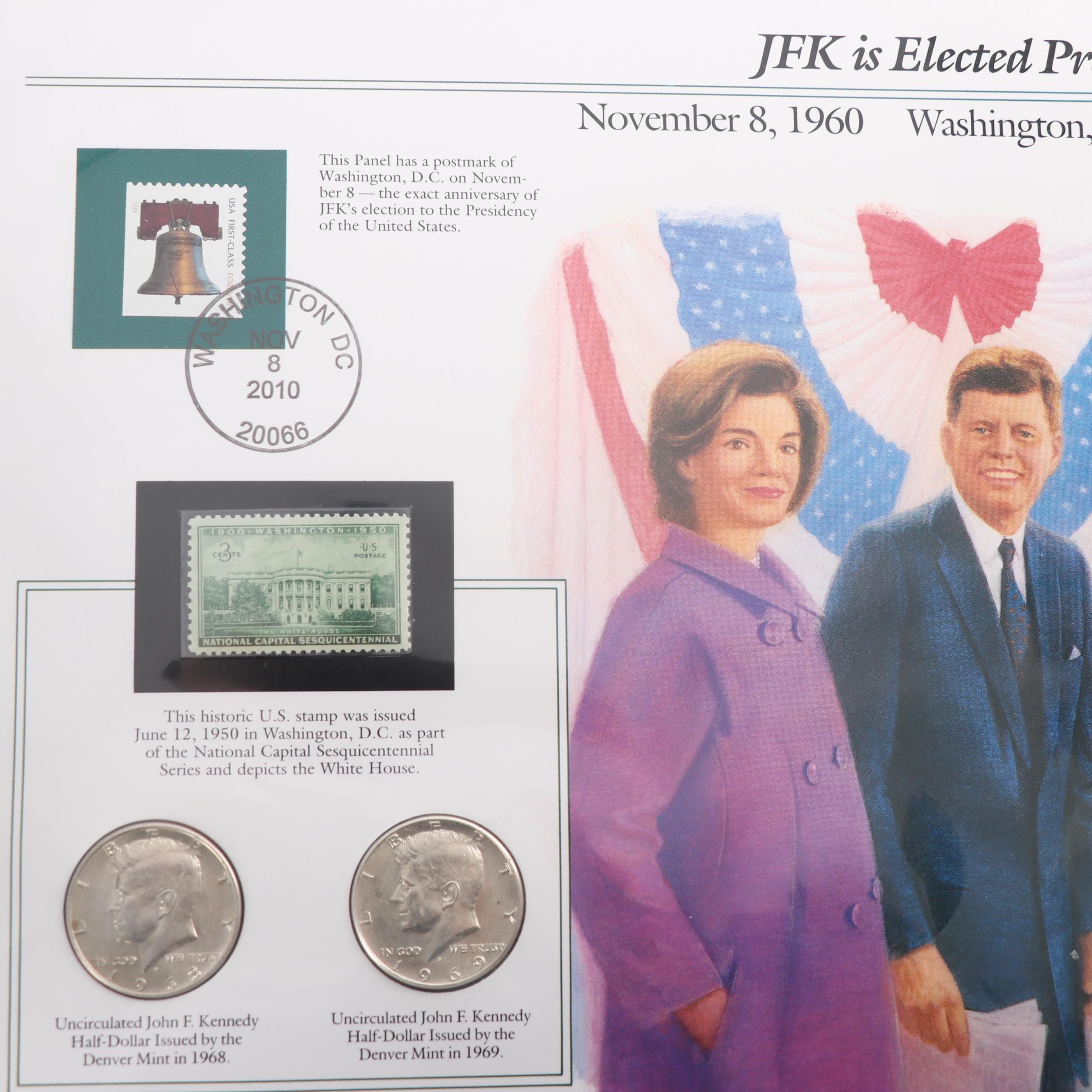 PCS Complete John F. Kennedy Uncirculated U.S. Half Dollar Collection Albums