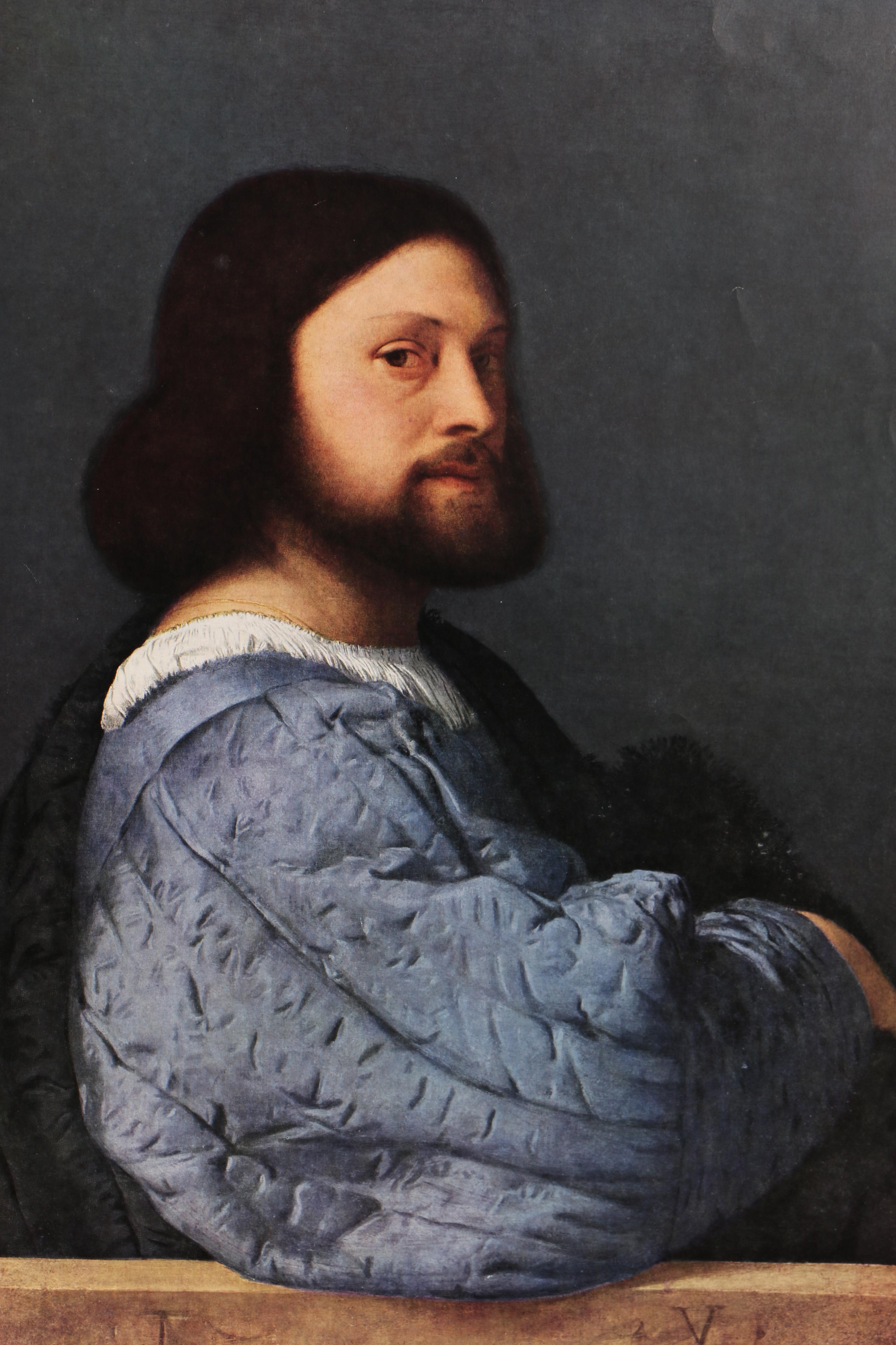 Reproduction Prints after Leonardo Da Vinci, Hans Holbein and Tiziano Titian