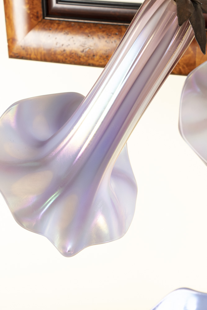 John Cook Studios Jack-in-the-Pulpit Art Glass Table Lamp