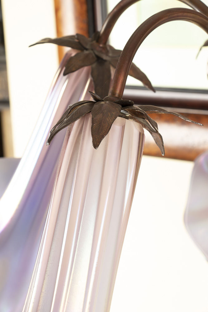 John Cook Studios Jack-in-the-Pulpit Art Glass Table Lamp