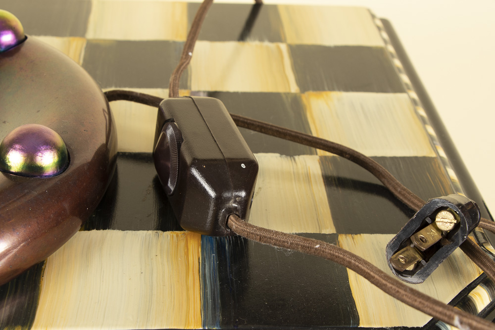 John Cook Studios Jack-in-the-Pulpit Art Glass Table Lamp