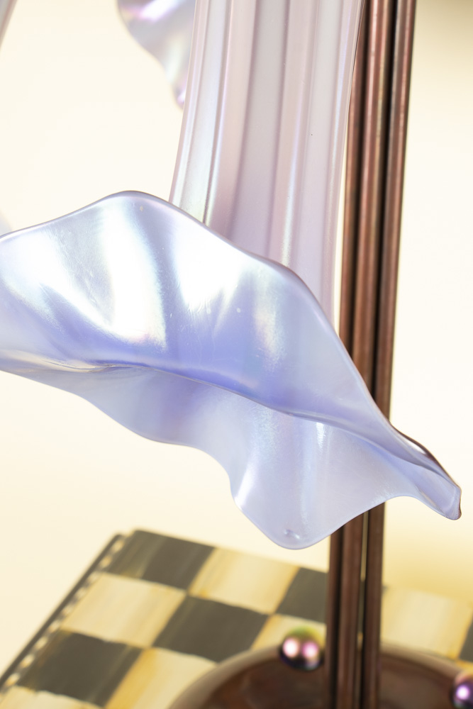 John Cook Studios Jack-in-the-Pulpit Art Glass Table Lamp