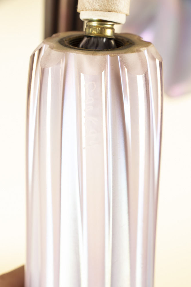 John Cook Studios Jack-in-the-Pulpit Art Glass Table Lamp