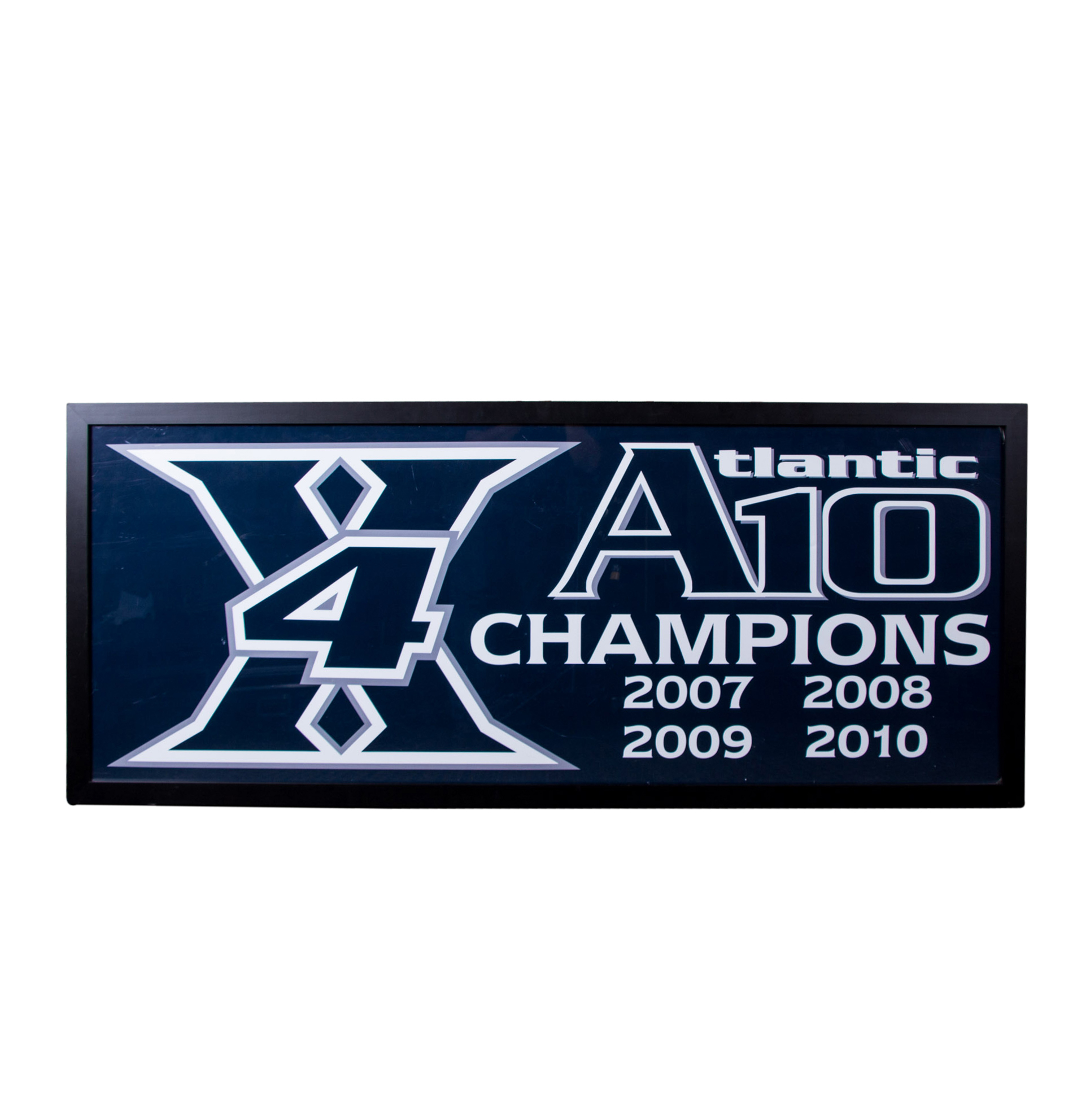 2007-2010 Xavier Basketball Atlantic 10 Champions Framed Poster