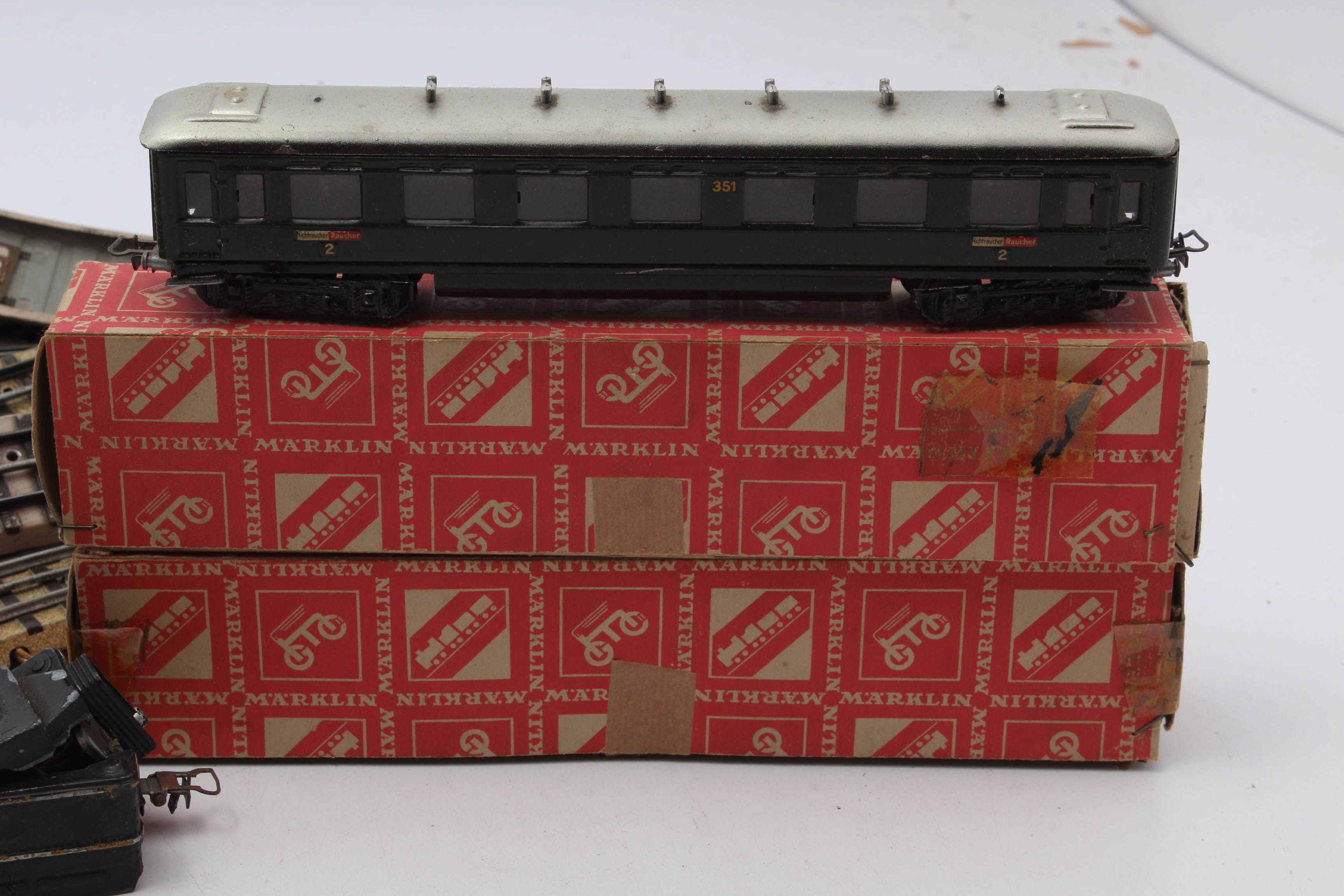 Pre-War Marklin HO Scale Model Train Set