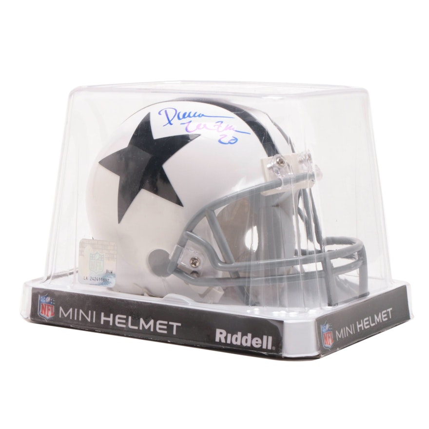 Darren McFadden Signed Mini Cowboys Helmet   COA