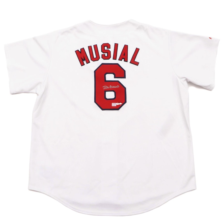 Stan Musial Signed Jersey  COA