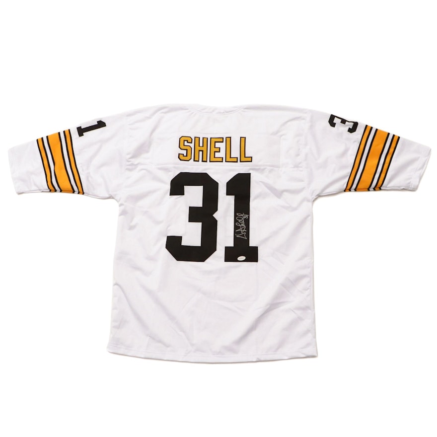 Donnie Shell Signed Steelers Jersey  COA