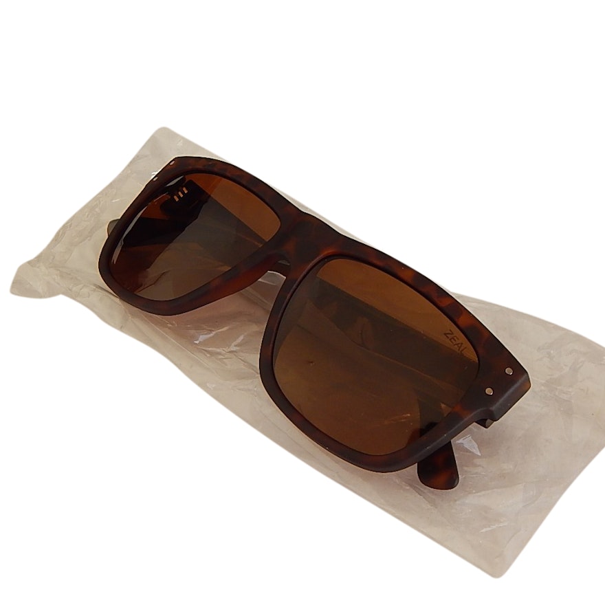 Zeal Captain Tortoiseshell-Style Polarized Sunglasses