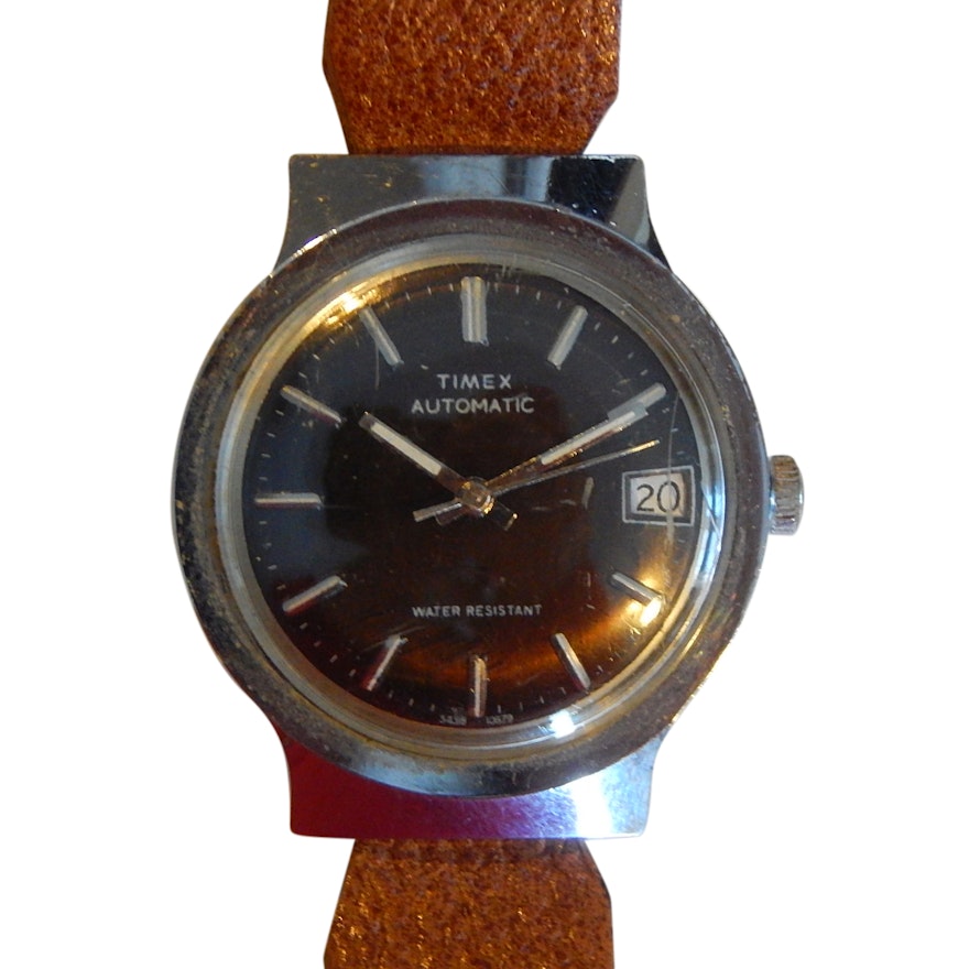 Timex Silver-Tone Automatic Wristwatch