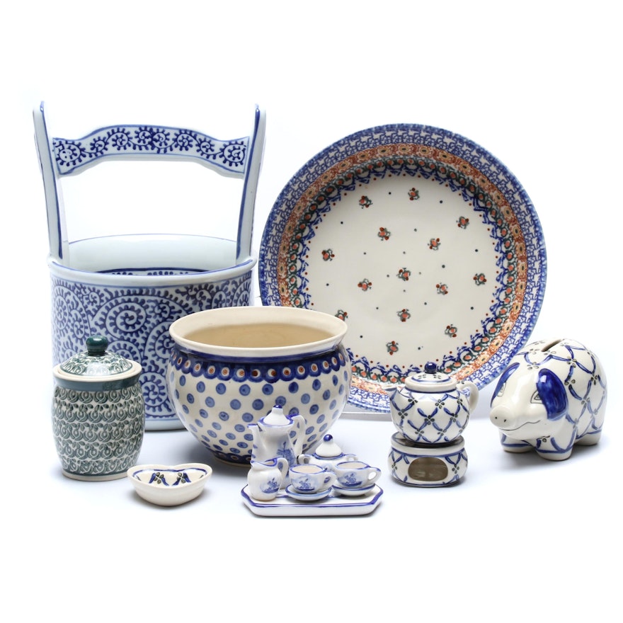 European Ceramics and Pottery Pieces