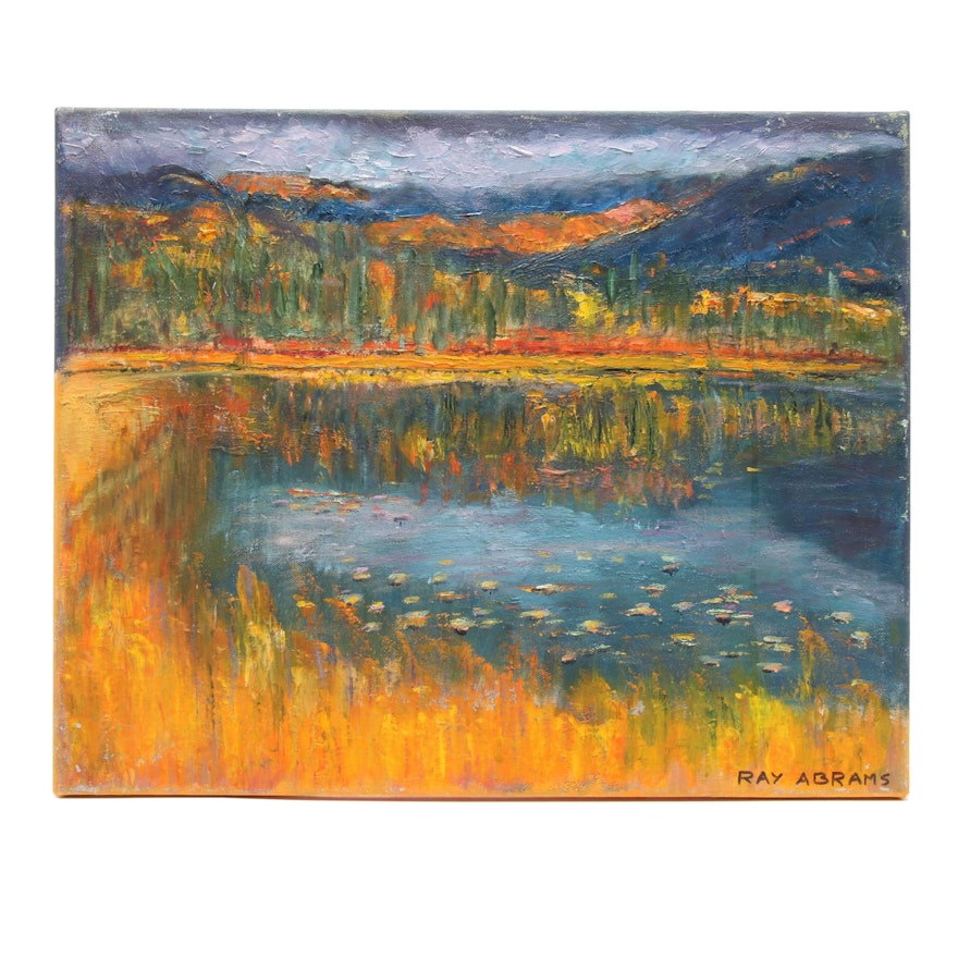 Ray Abrams Landscape Oil Painting