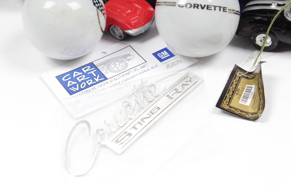 CorvetteThemed Christmas Ornaments Featuring Franklin Mint and Hallmark