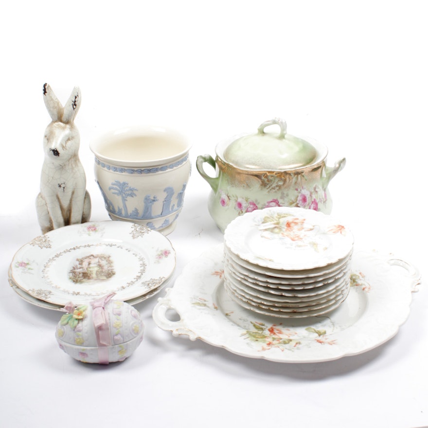 Antique and Vintage Ceramic Decor Featuring Wedgwood