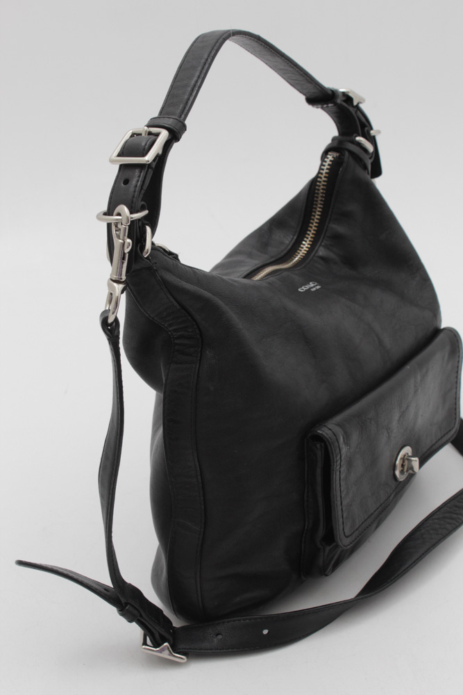 Coach Legacy Courtenay Black Leather Hobo Handbag