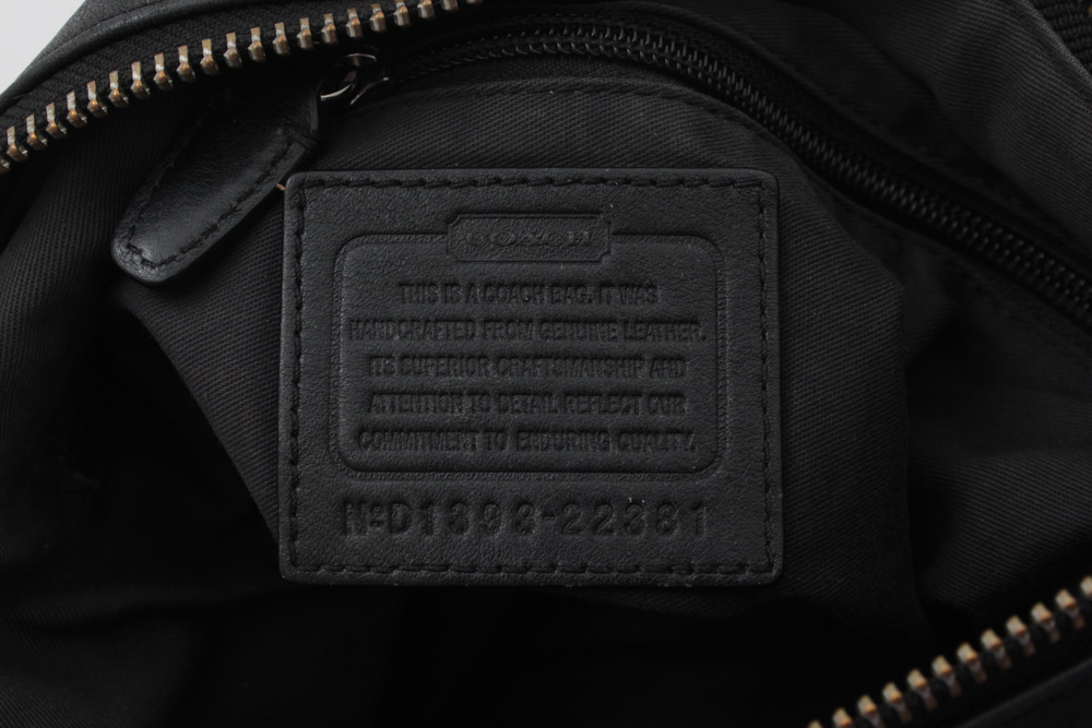 Coach Legacy Courtenay Black Leather Hobo Handbag