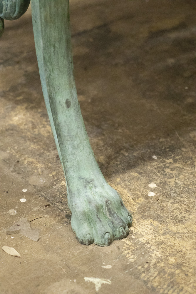 Leonardo Rossi Bronze Sculpture of Children Reading on Bench