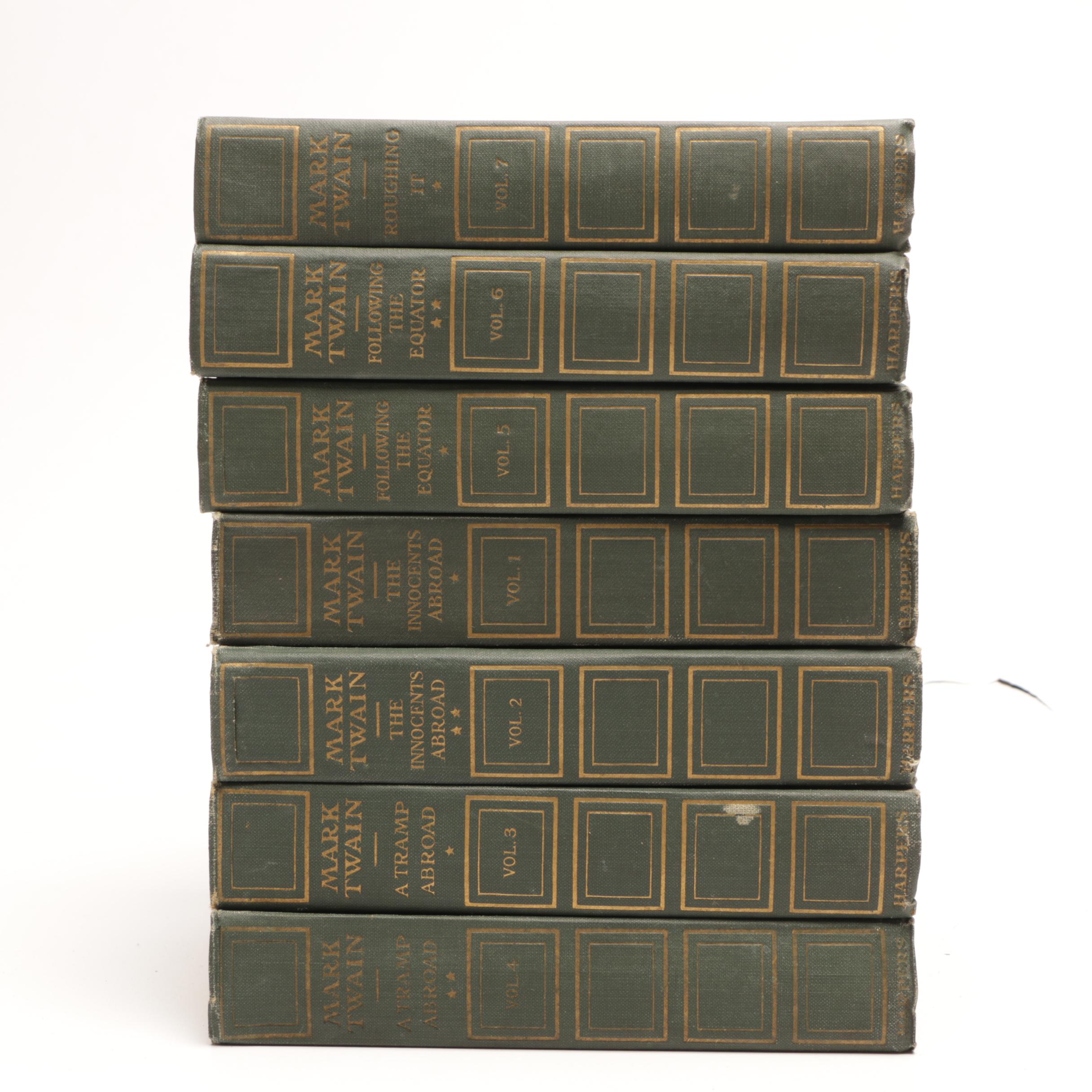 "The Writings of Mark Twain" Author's National Edition Multivolume Set