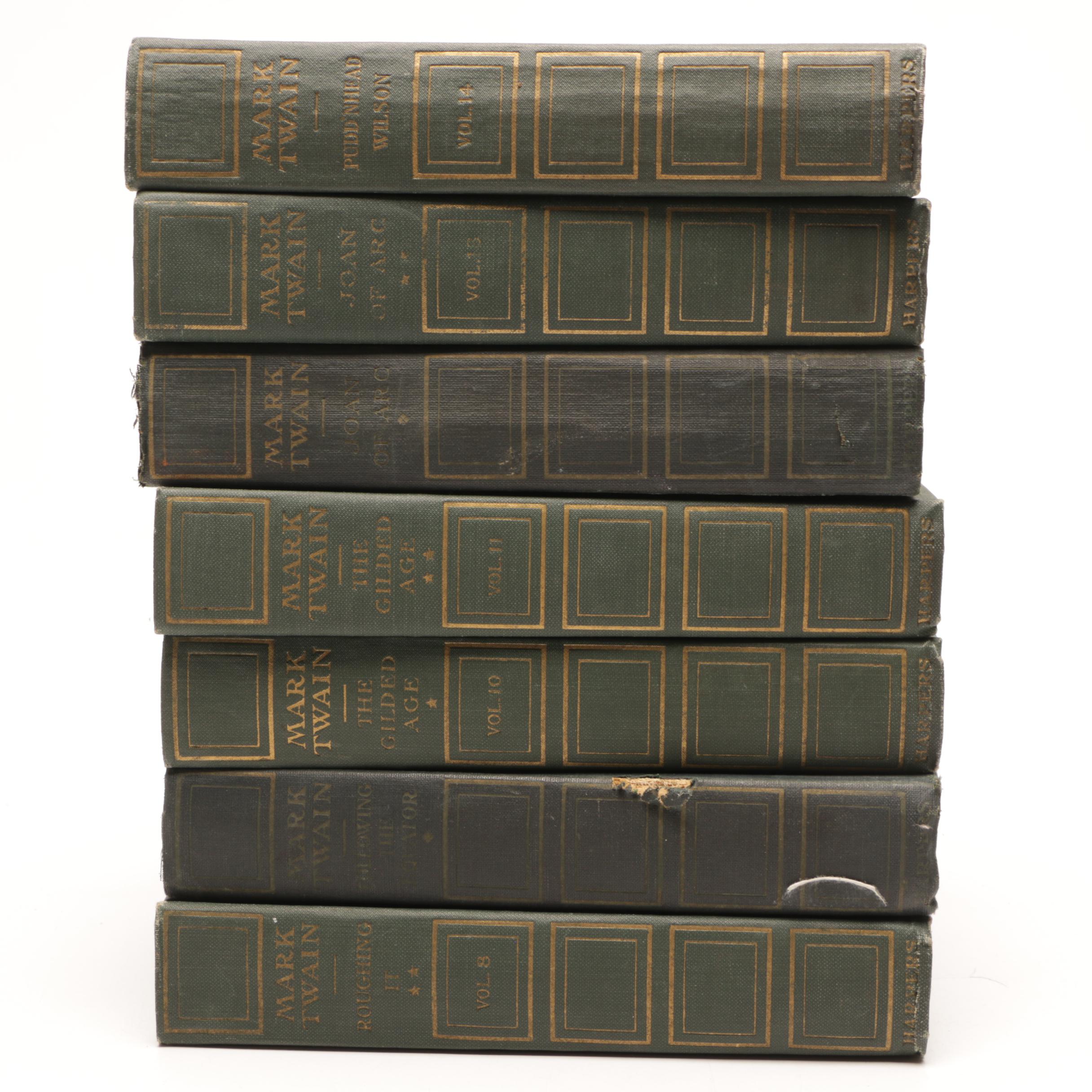 "The Writings of Mark Twain" Author's National Edition Multivolume Set