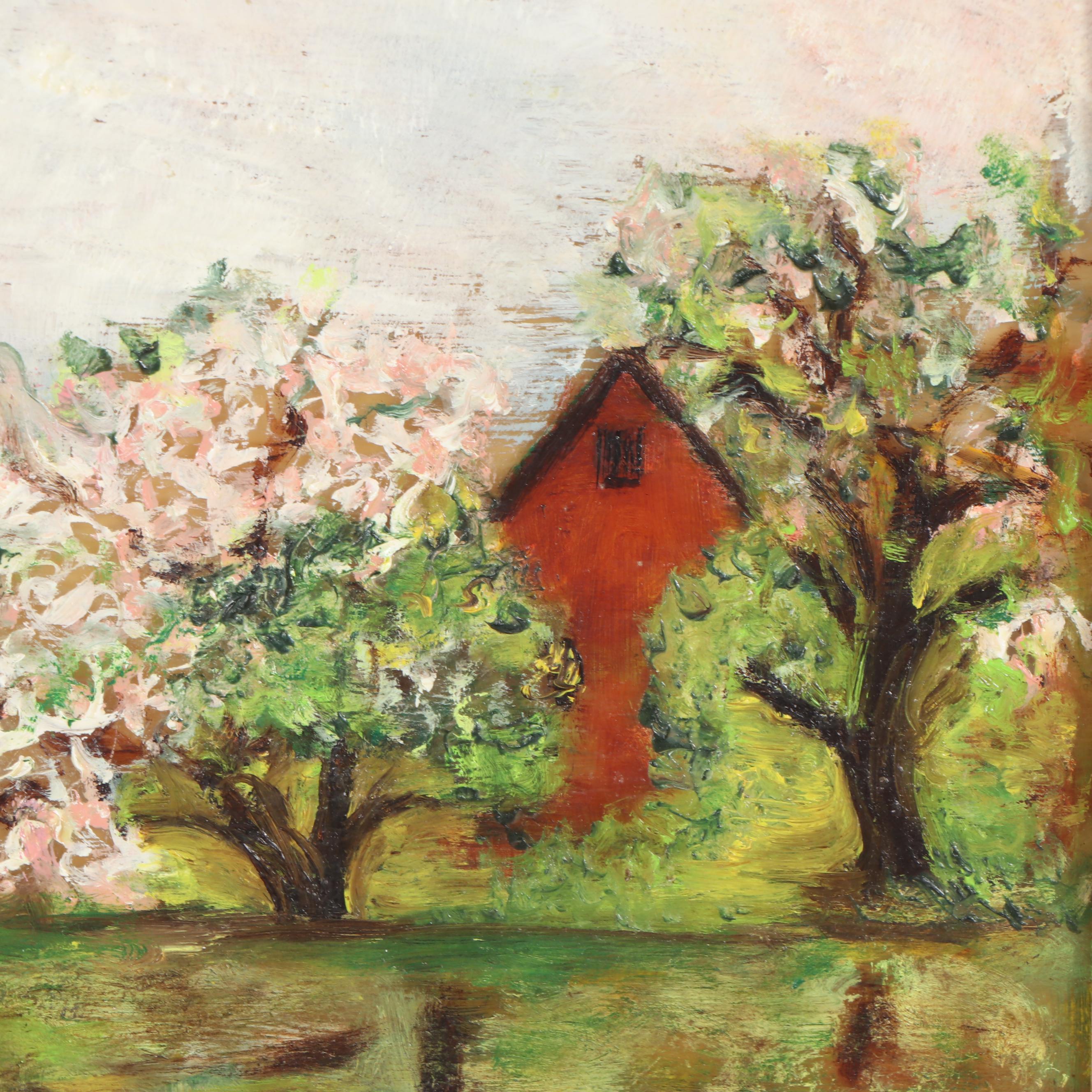 Rural Landscape Oil Painting