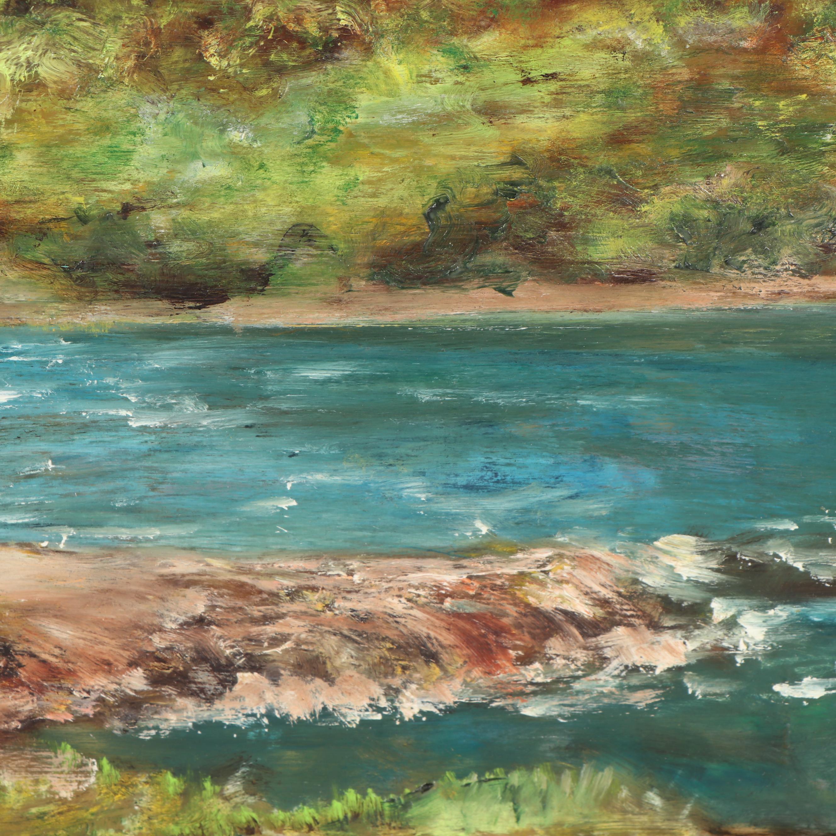 Rural Landscape Oil Painting