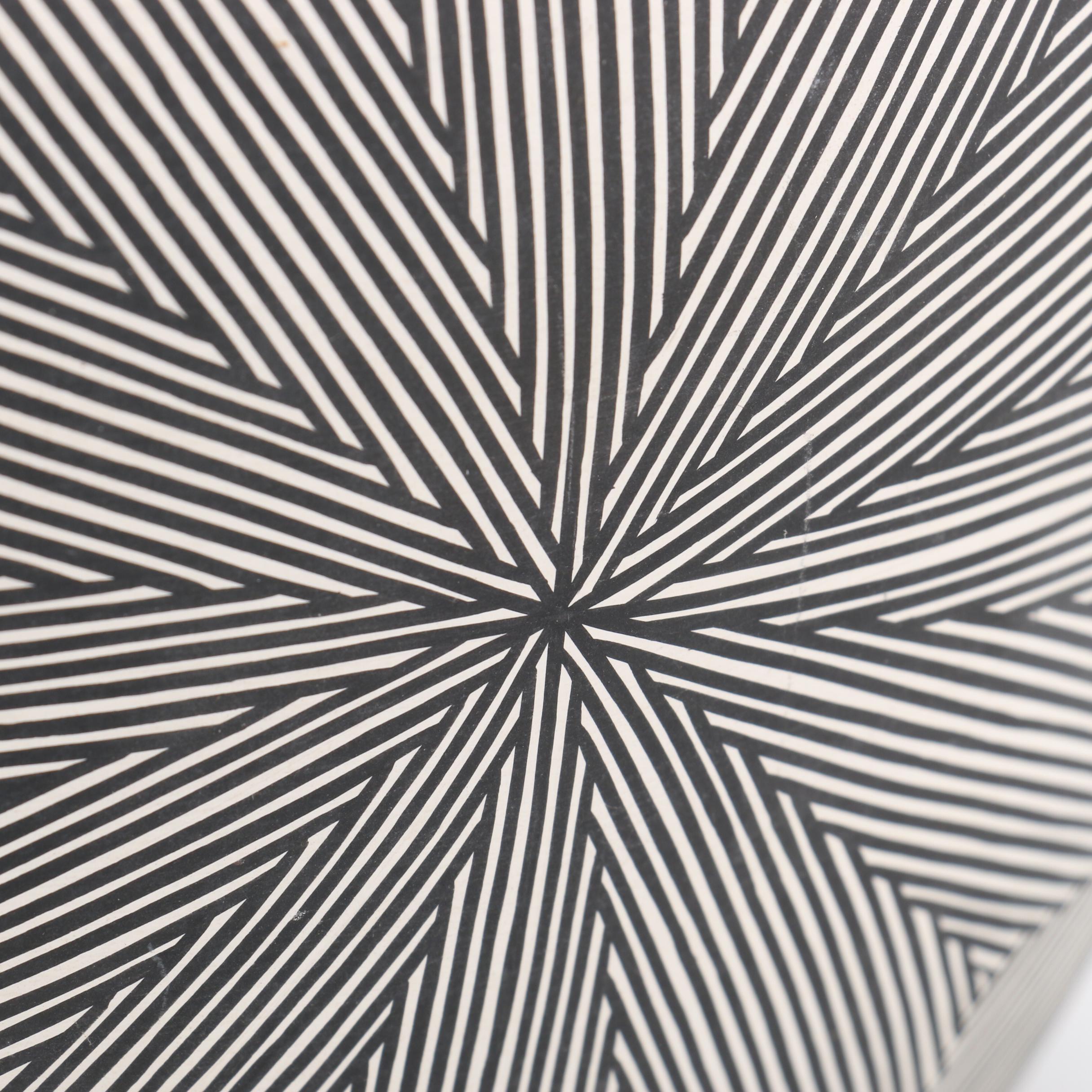 Terrance M. Chino, Sr. Acoma Hand-Painted Earthenware Seed Pot