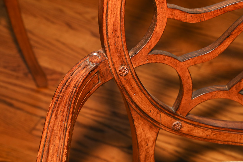 Spider Web Back Armchair, 20th Century