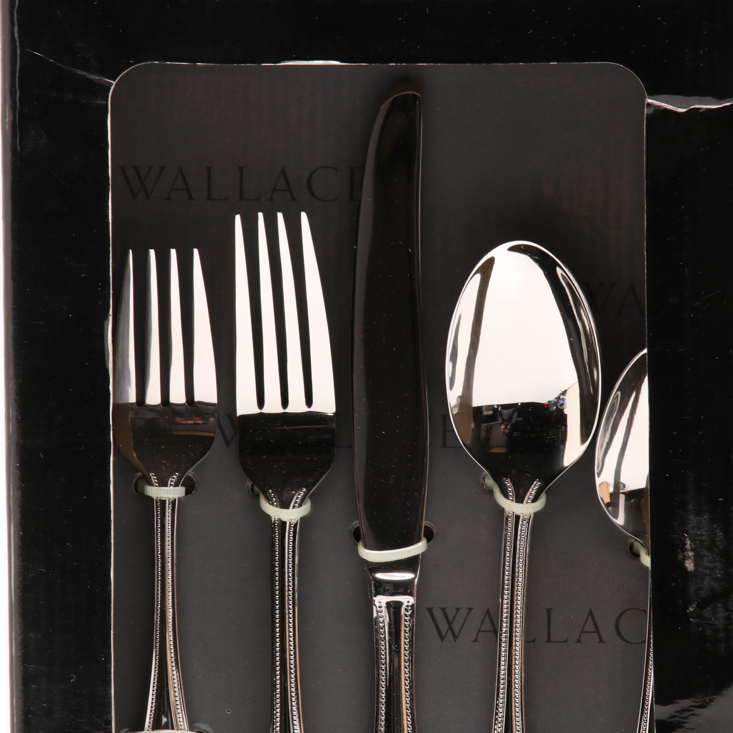 Wallace "American Tradition" Stainless Steel Flatware Set