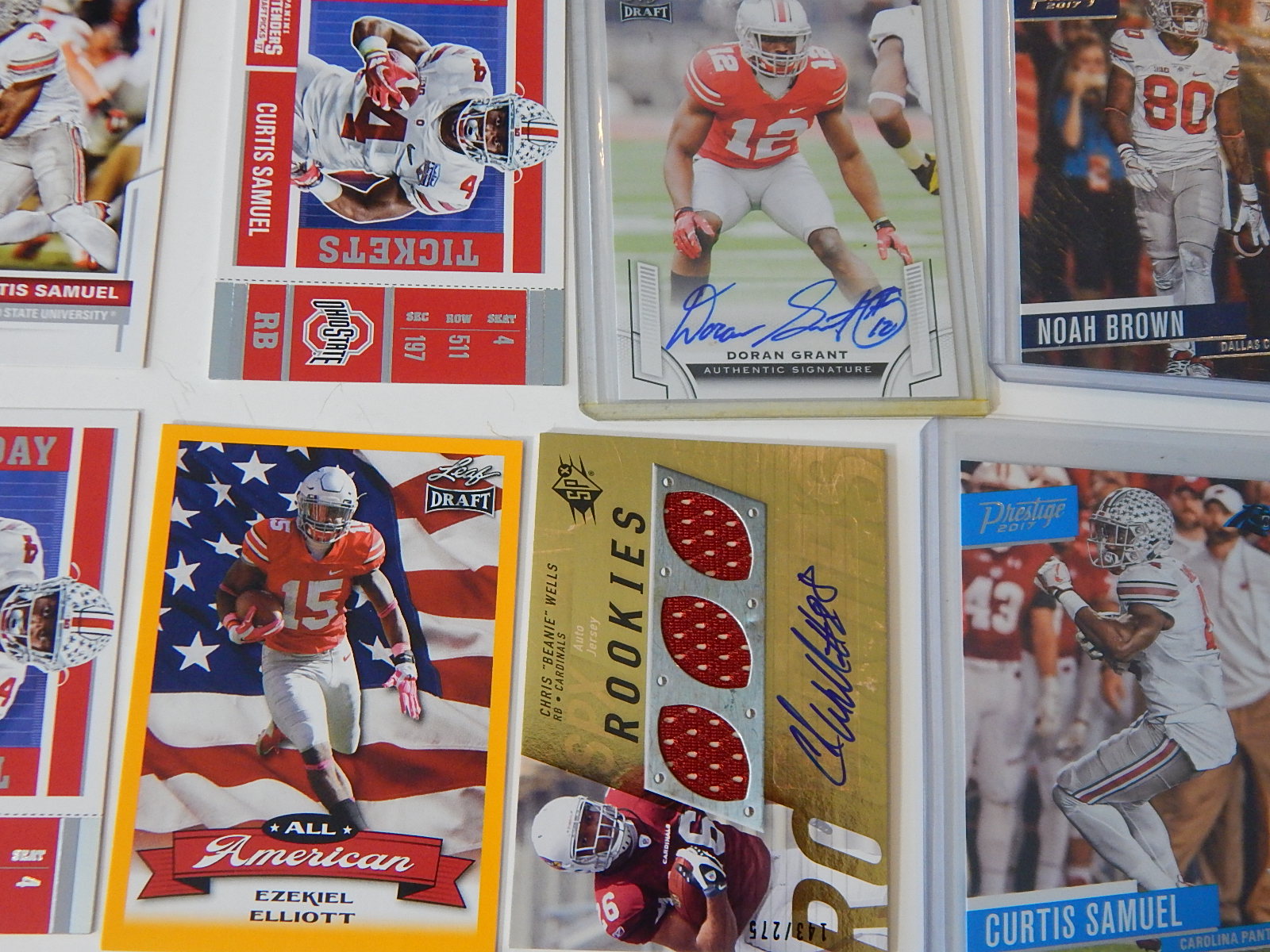 Ohio State Football Cards with Autographs, Rookies