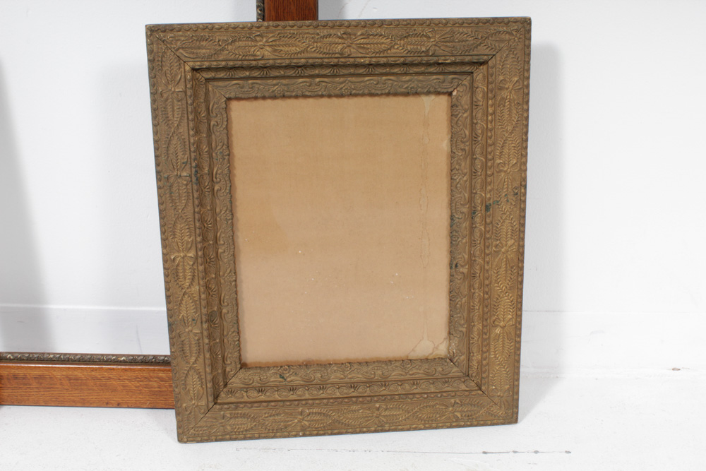 Assorted Wood and Gesso Frames