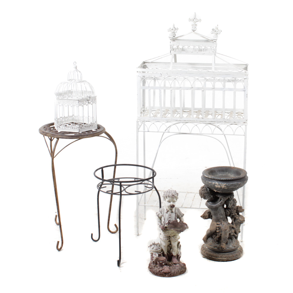 Outdoor Metal and Composite Decor